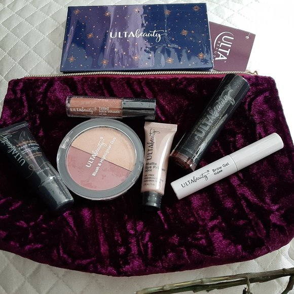 Ulta 7 Piece Make up Bundle with Velvet Cosmetic Bag - Picture 2 of 3